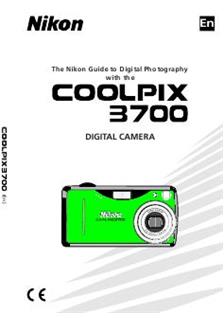 Nikon Coolpix 3700 manual. Camera Instructions.